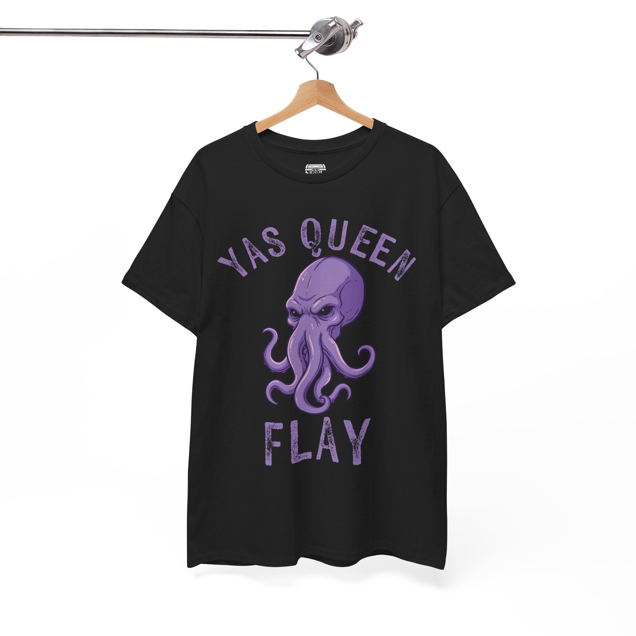 Yas Queen Flay Mindflayer T-Shirt – Funny D&D Dark Humor Tee