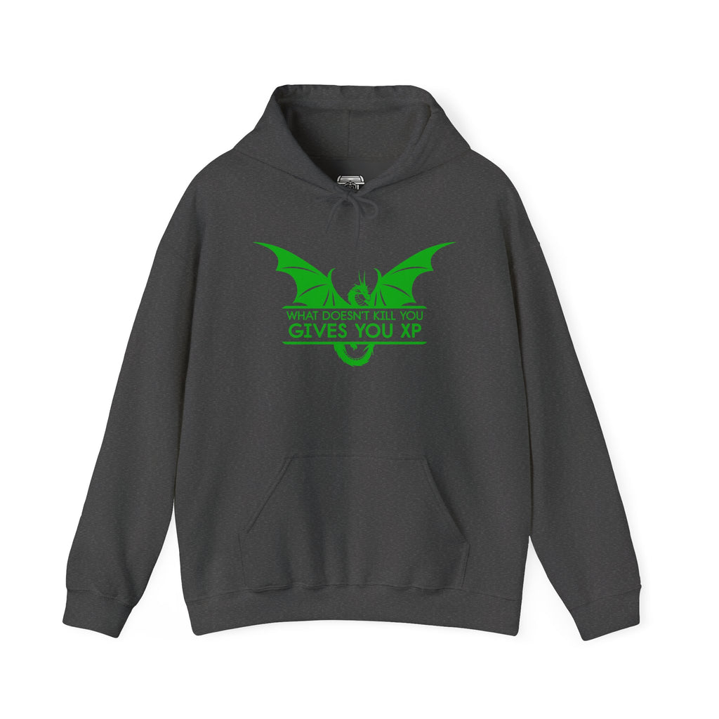Dragon XP Hoodie - "What Doesn’t Kill You Gives You XP" Gamer Hoodie