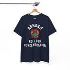 T-Shirt — ADHD&D ‘Roll for Concentration’ Dice Graphic Tee