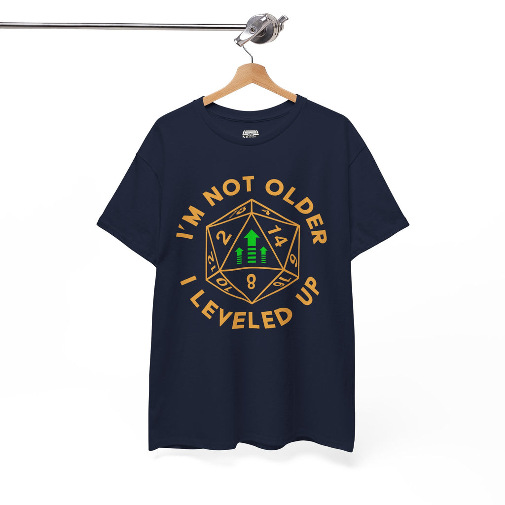 I'm Not Older, I Leveled Up T-Shirt — D20 Gamer Birthday Tee
