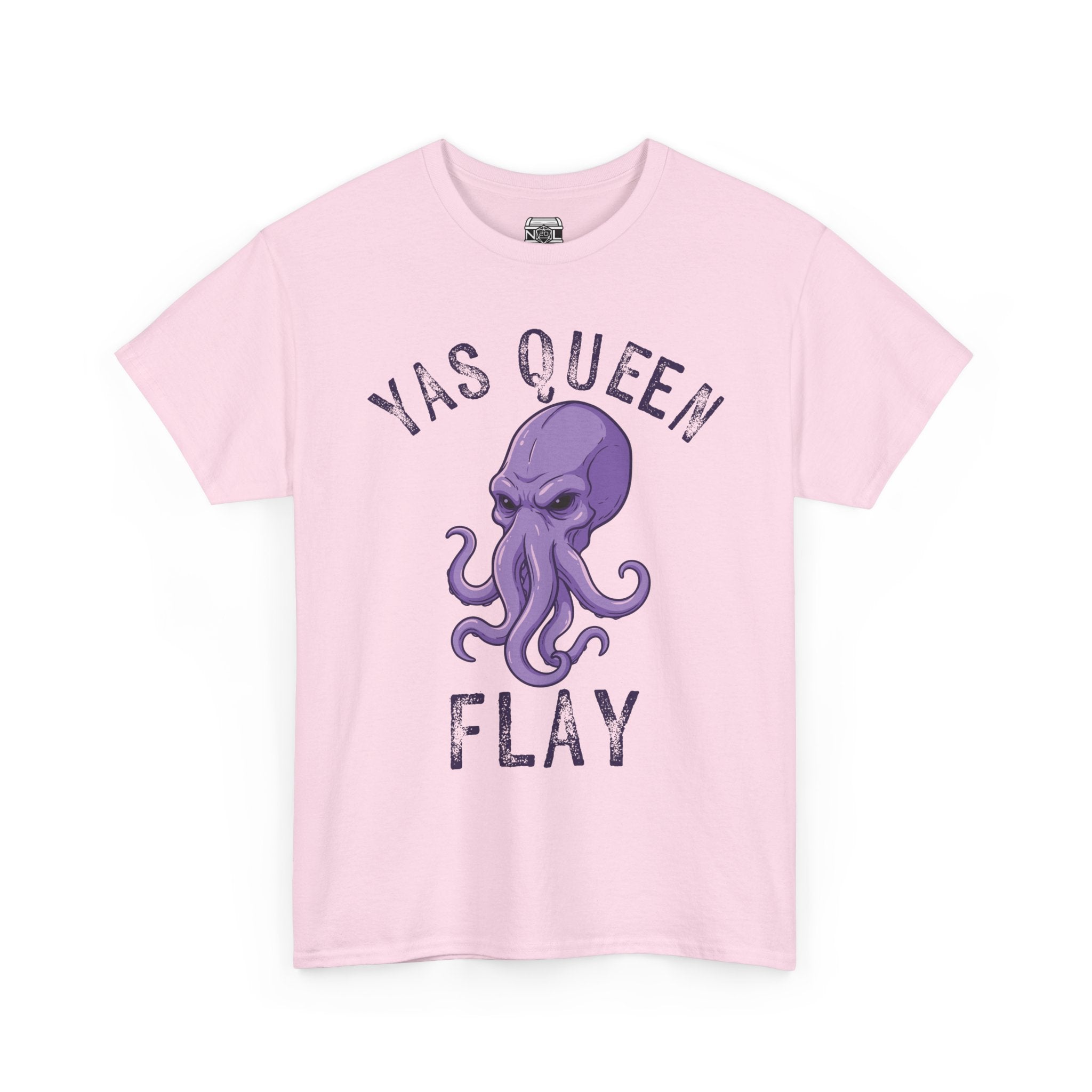 Yas Queen Flay Mindflayer T-Shirt – Funny D&D Dark Humor Tee