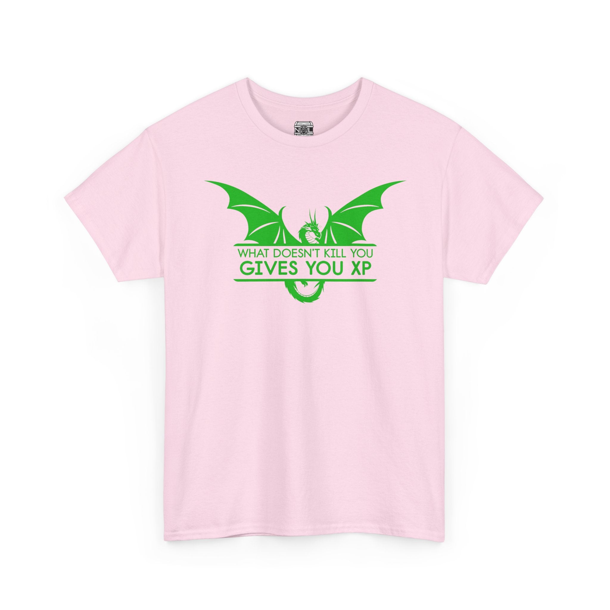 RPG Dragon Tee — "What Doesn’t Kill You Gives You XP" Gamer T-Shirt