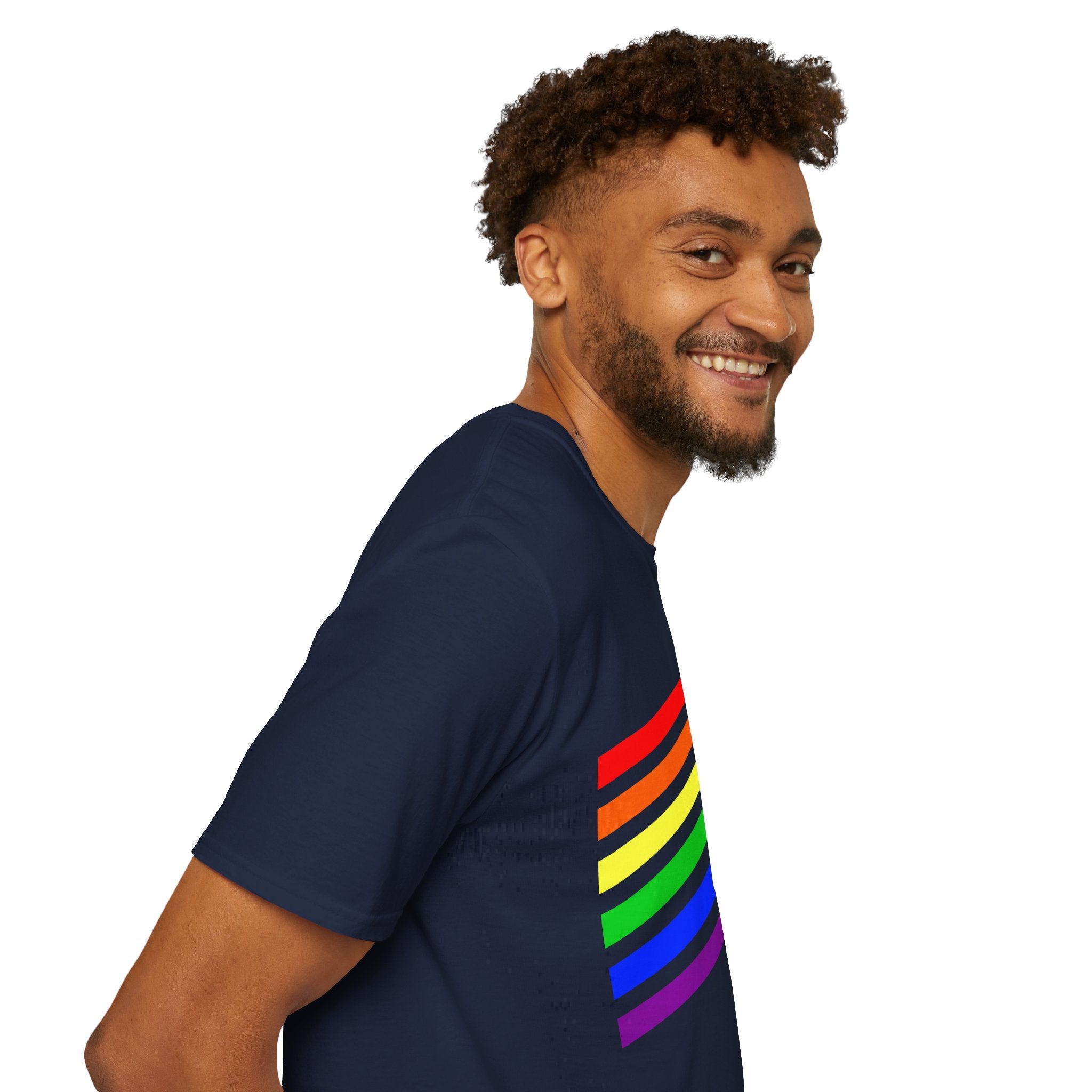 Rainbow Dice T-Shirt — Pride Tabletop Gaming Tee