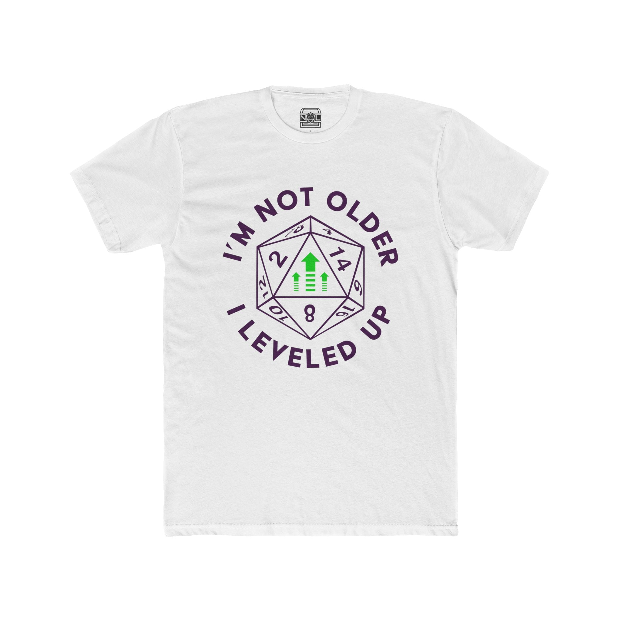 I’m Not Older I Leveled Up T‑Shirt — Funny D20 Gamer Birthday Tee