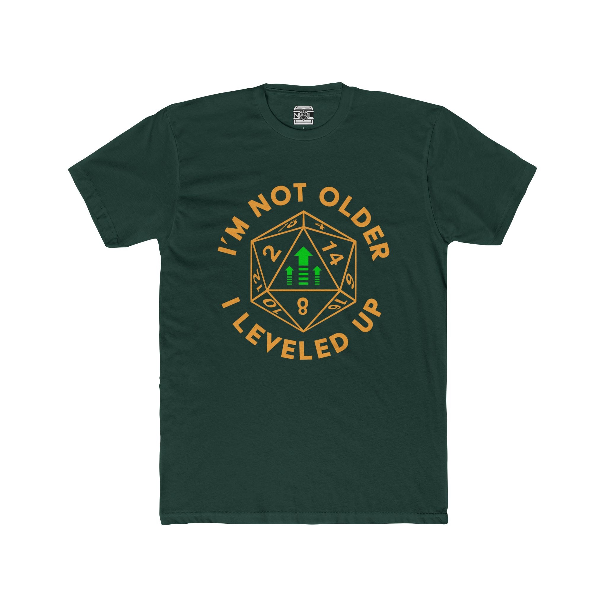 I’m Not Older I Leveled Up T‑Shirt — Funny D20 Gamer Birthday Tee