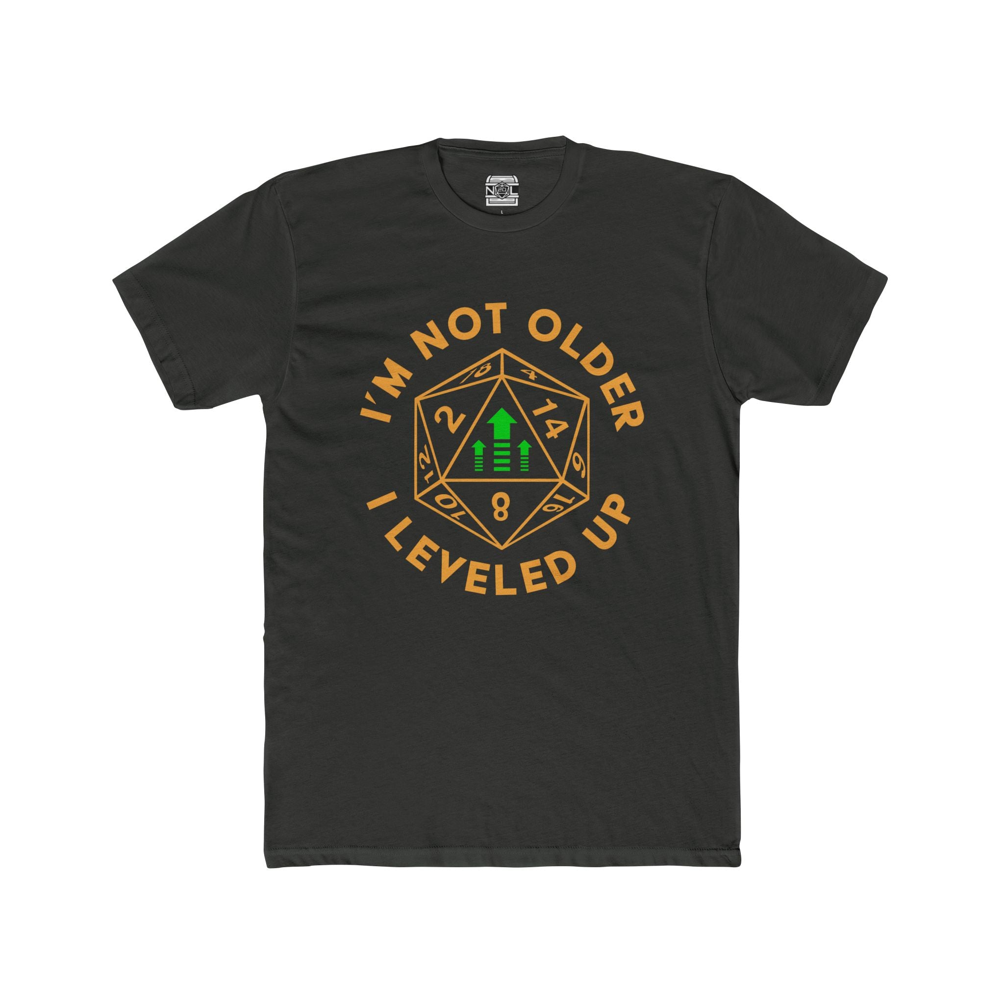 I’m Not Older I Leveled Up T‑Shirt — Funny D20 Gamer Birthday Tee