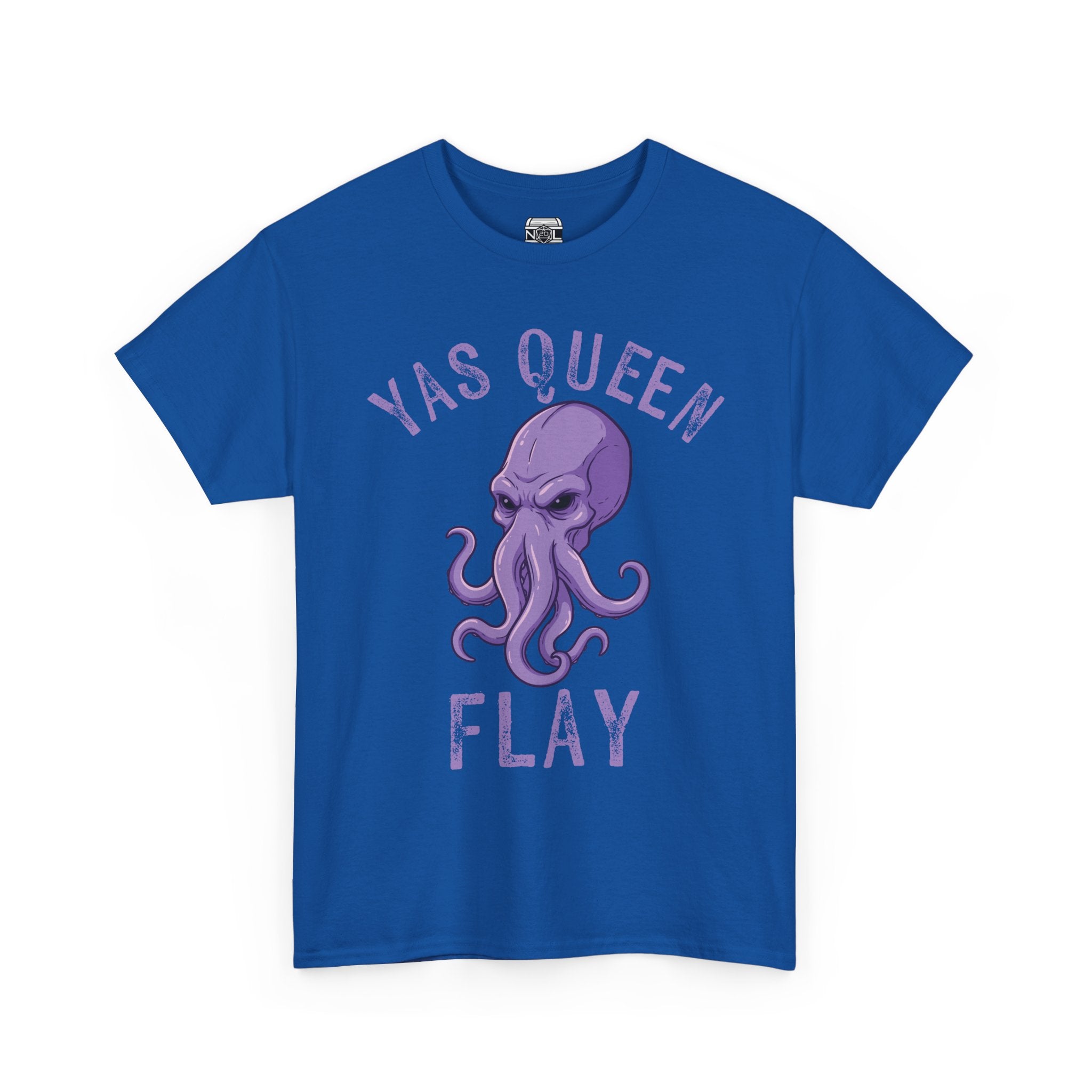 Yas Queen Flay Mindflayer T-Shirt – Funny D&D Dark Humor Tee