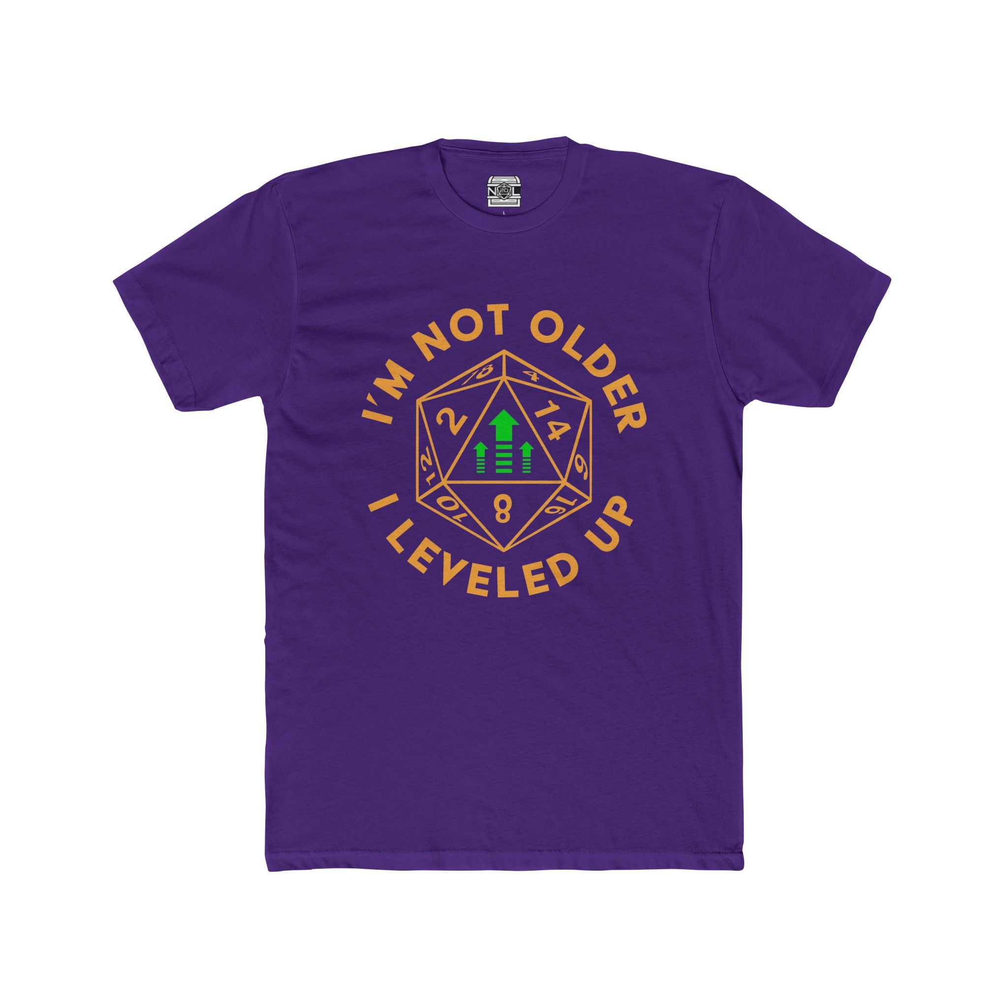I’m Not Older I Leveled Up T‑Shirt — Funny D20 Gamer Birthday Tee