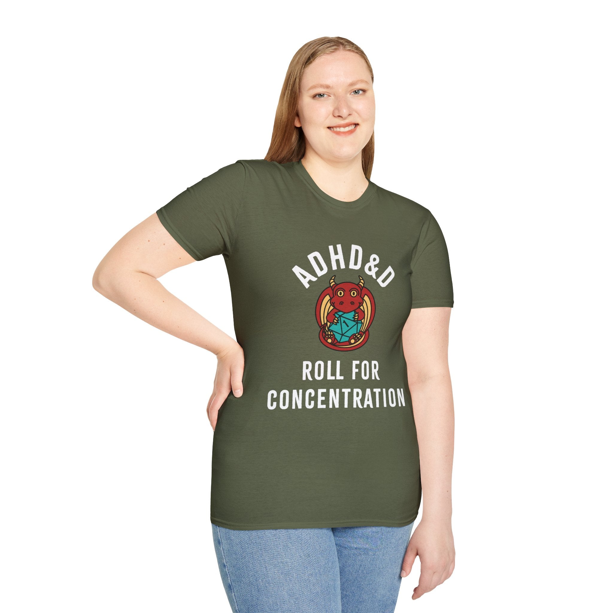 ADHD&D Roll for Concentration T-Shirt