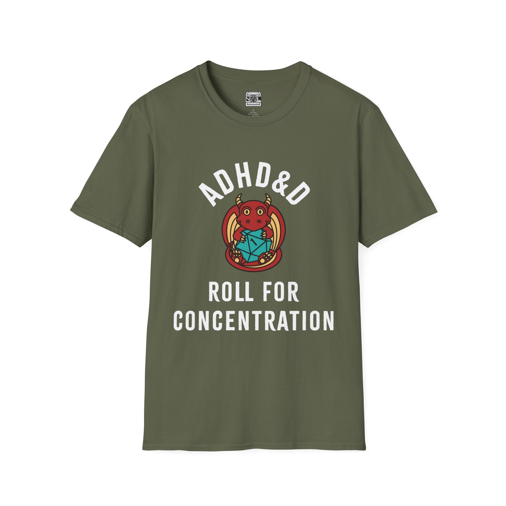 ADHD&D Roll for Concentration T-Shirt