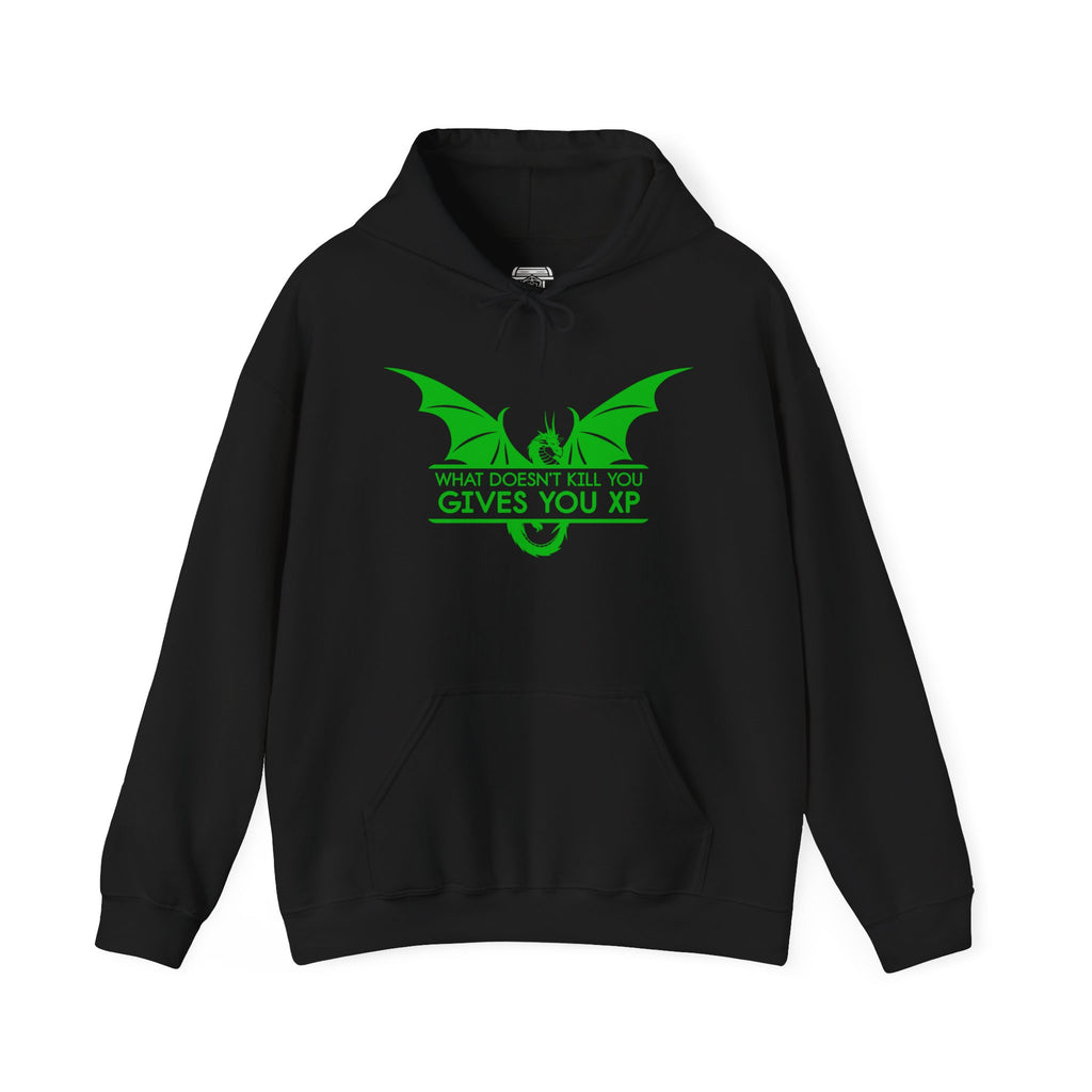 Dragon XP Hoodie - "What Doesn’t Kill You Gives You XP" Gamer Hoodie