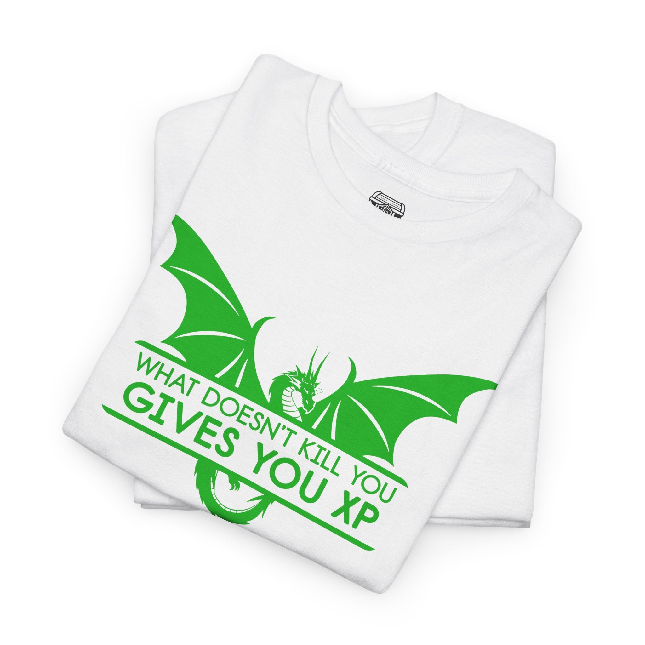 RPG Dragon Tee — "What Doesn’t Kill You Gives You XP" Gamer T-Shirt