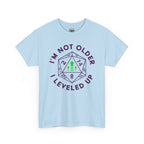 I'm Not Older, I Leveled Up T-Shirt — D20 Gamer Birthday Tee